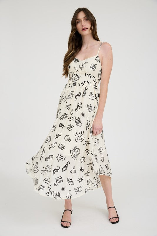 Doodle Midi Dress