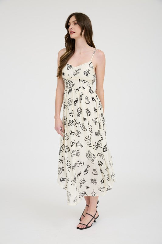 Doodle Midi Dress