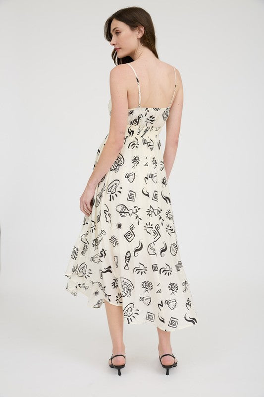 Doodle Midi Dress