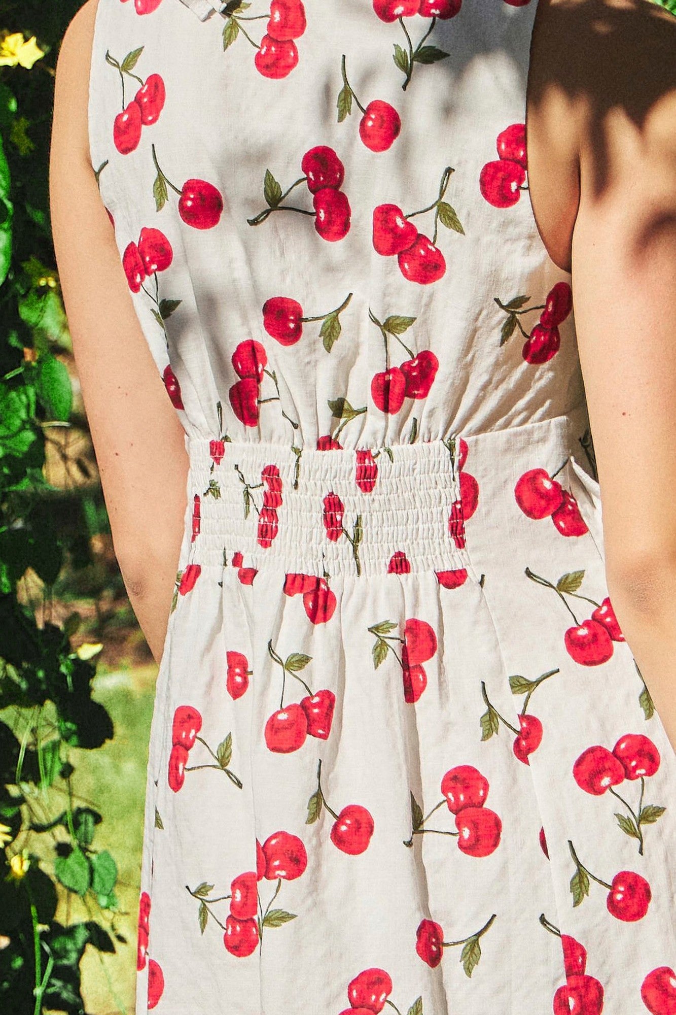 Cherry A-Line Dress
