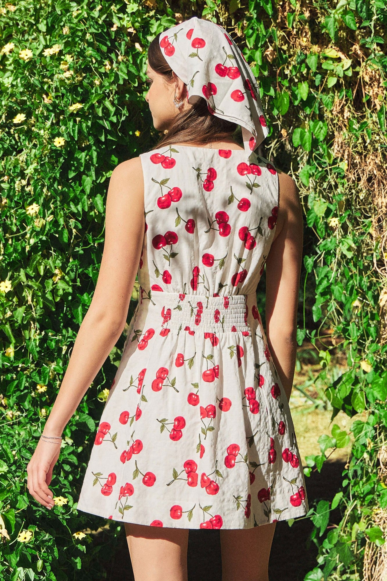 Cherry A-Line Dress