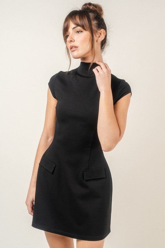 Black Structured Dress