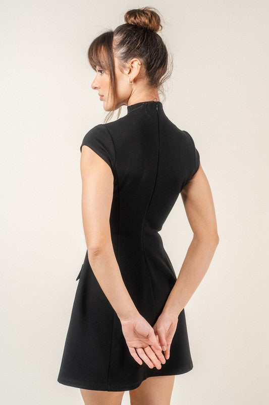 Black Structured Dress