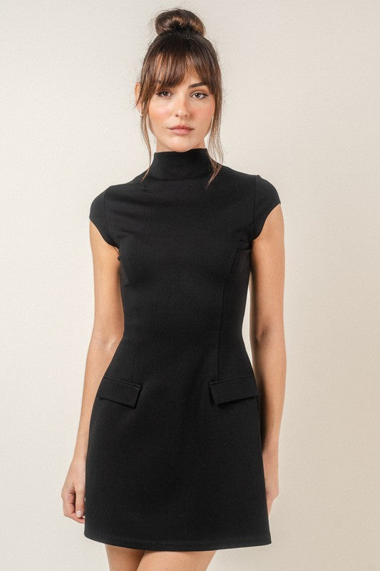 Black Structured Dress