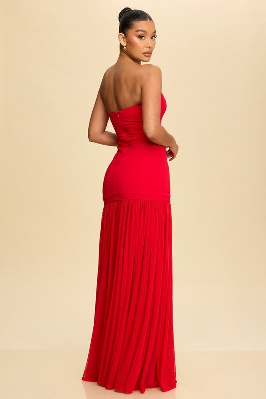 Lady In Red Maxi Dress