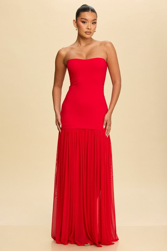 Lady In Red Maxi Dress