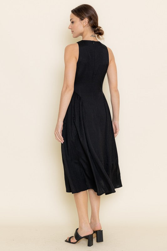 Keyhole Midi Dress