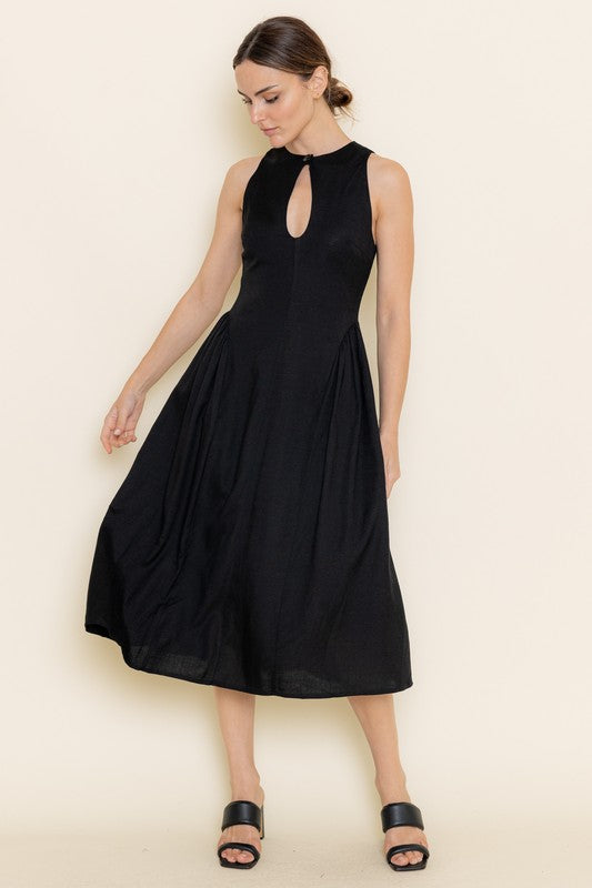 Keyhole Midi Dress