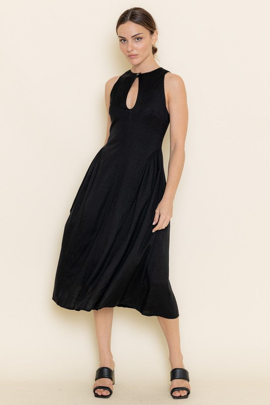 Keyhole Midi Dress