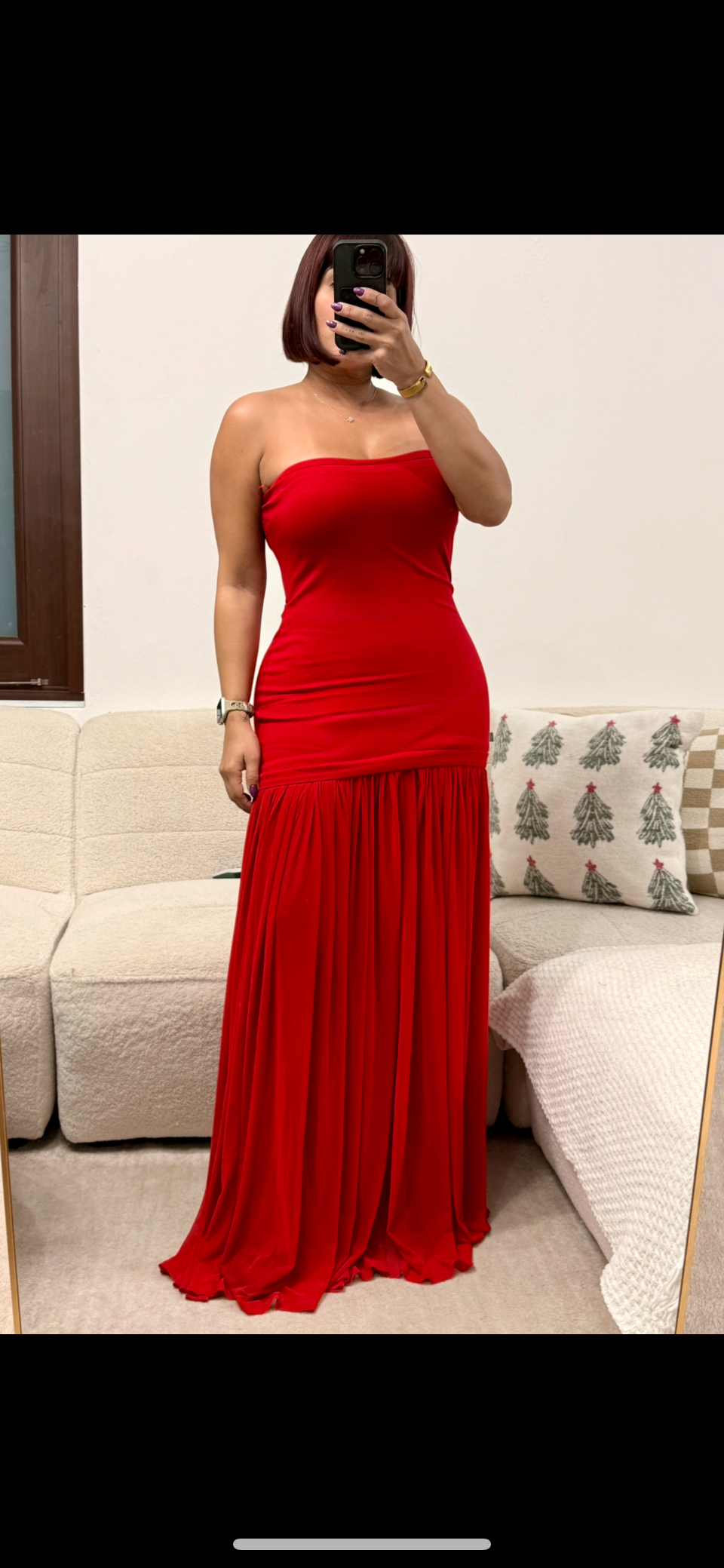 Lady In Red Maxi Dress