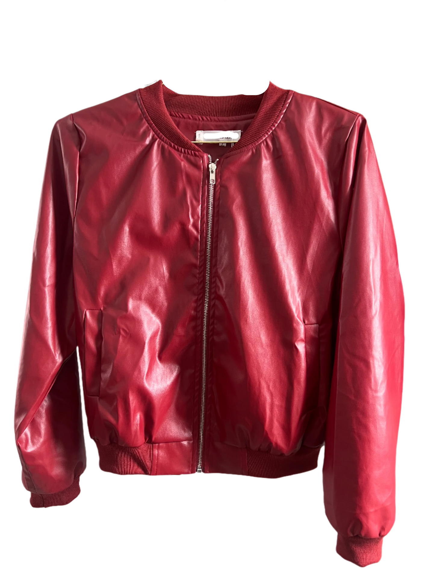 Burgundy Bomber Jacket